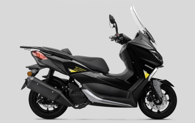 Keeway Velara 125 ra mat Mau xe ga 125cc co kinh chan gio chinh dien man hinh TFT - 8